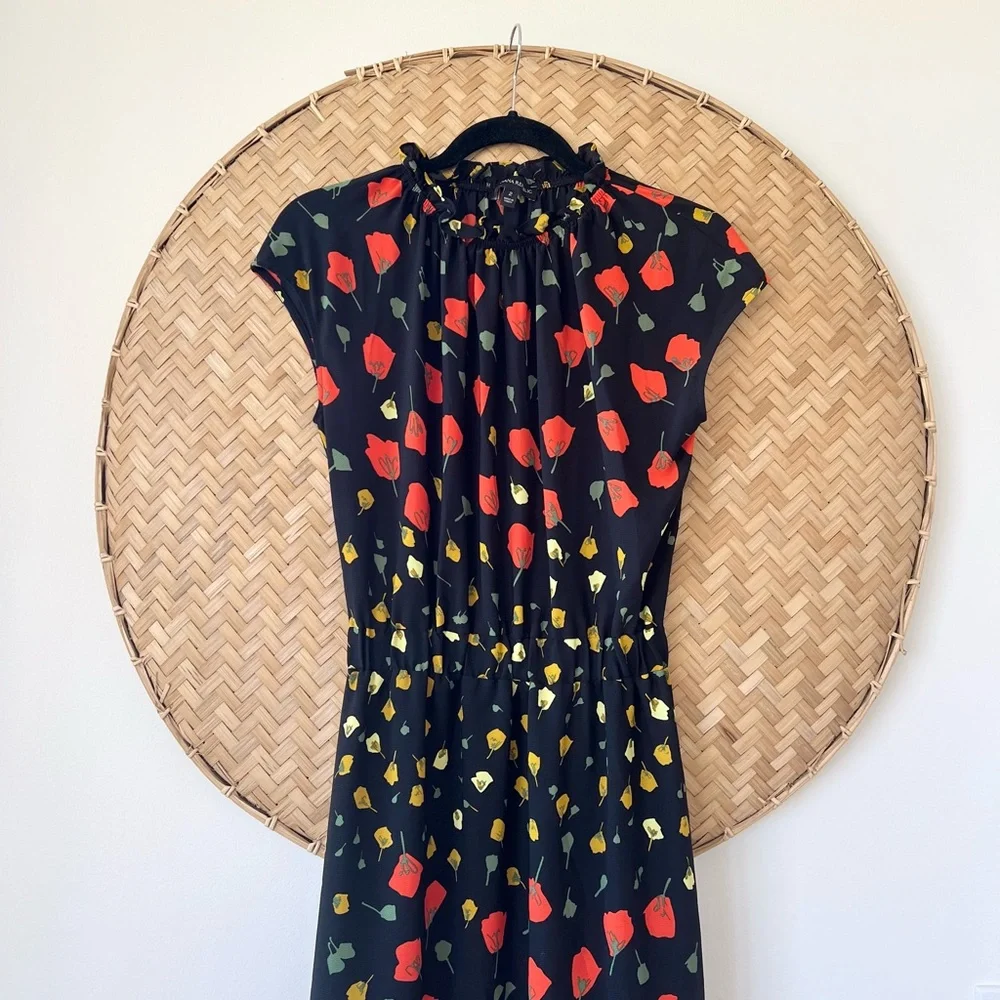 GORGEOUS WOMEN’S BANANA REPUBLIC CALIFORNIA POPPY GARDEN PARTY DRESS - Picture 8 of 13
